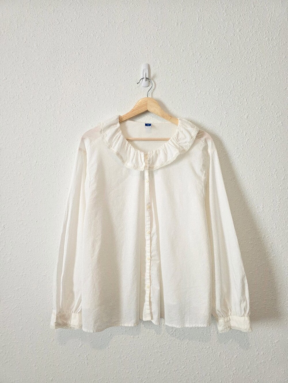 Collared Puff Sleeve Blouse 2X